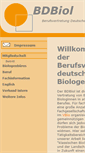 Mobile Screenshot of biologenverband.de